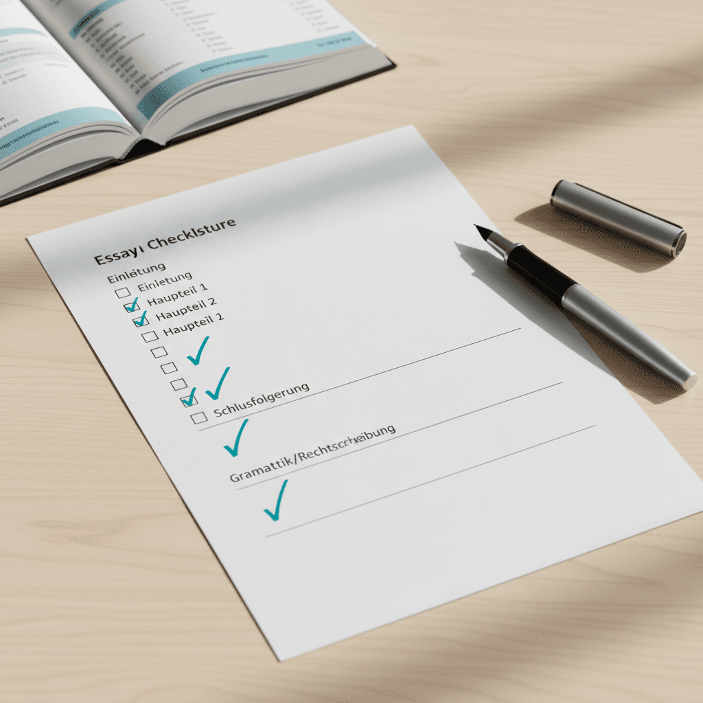 TestDaF Writing: Structure Checklist